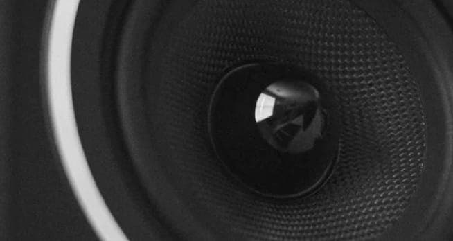 Closeup shot of a ZX7 speaker.